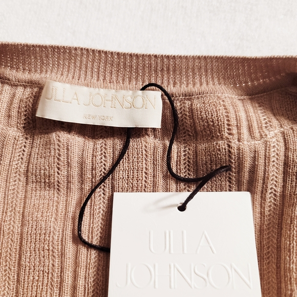 Ulla Johnson Beige Ruffle Cardigan - Picture 3 of 12
